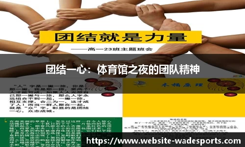 团结一心：体育馆之夜的团队精神